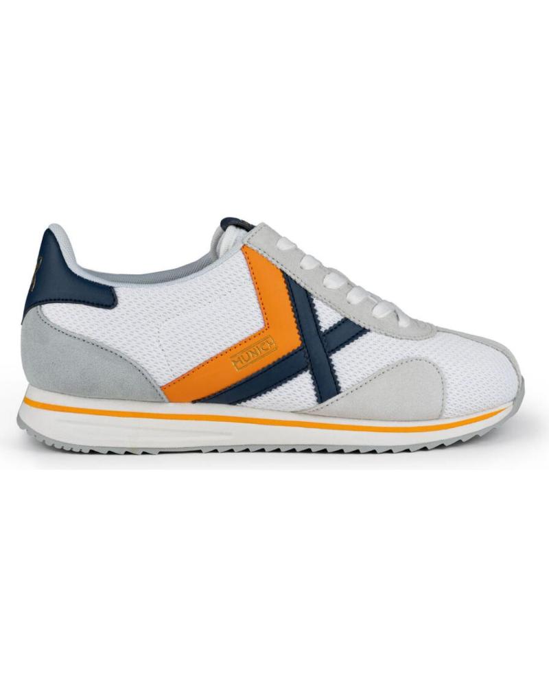 MUNICH ZAPATILLAS SAPPORO 181 BLANCAS NARANJA - REF. 8350181 BLANCO-NARANJA