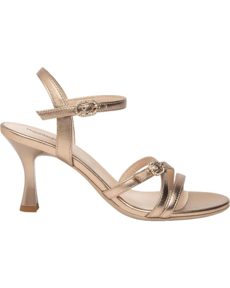 Sandalias de Mujer NERO GIARDINI LAMINATO AIDA ALIMA NATUR E410123DE BEIGE