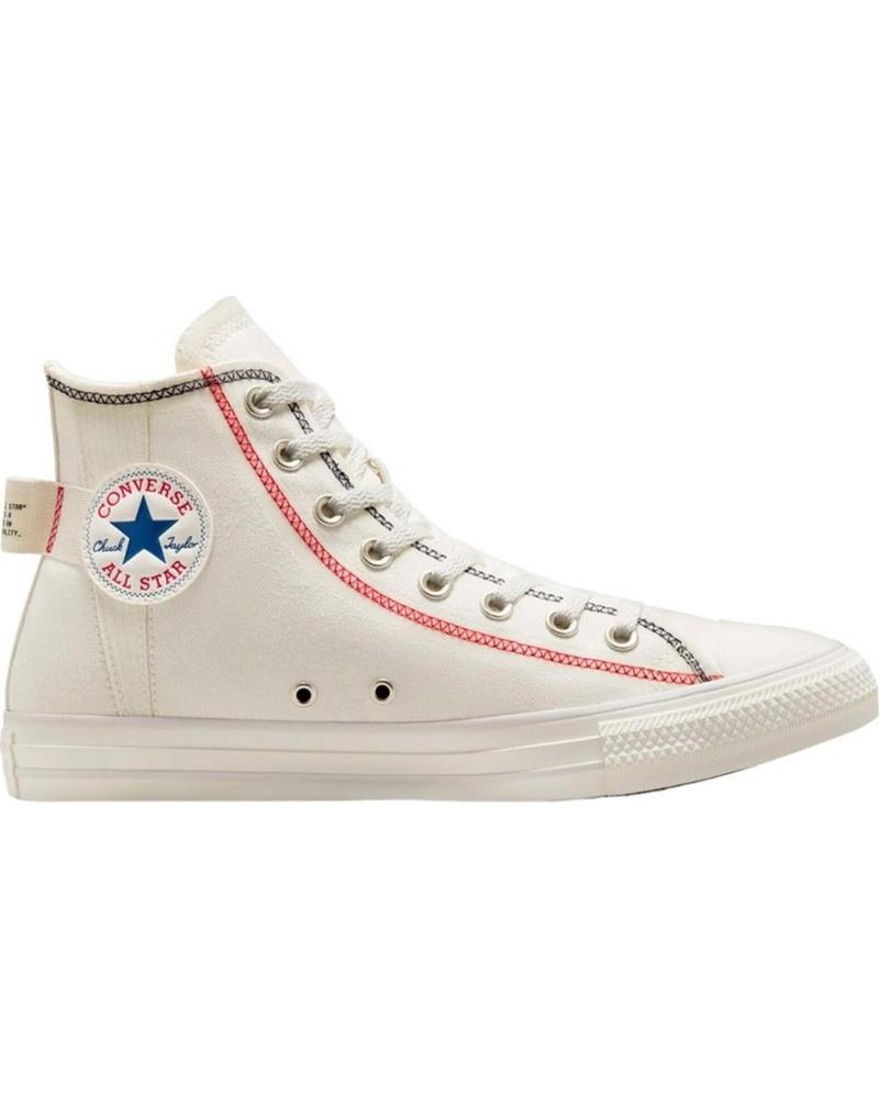 Deportivas de Hombre CONVERSE A06104C CHUCK TAYLOR ALL STAR LOGO TAG VINTAGE WHITE-BLUE BLANCO