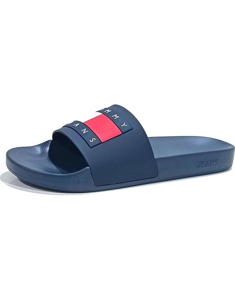CHANCLAS TOMMY HILFIGER EM0EM01191 C1G AZULES PARA HOMBRE AZUL