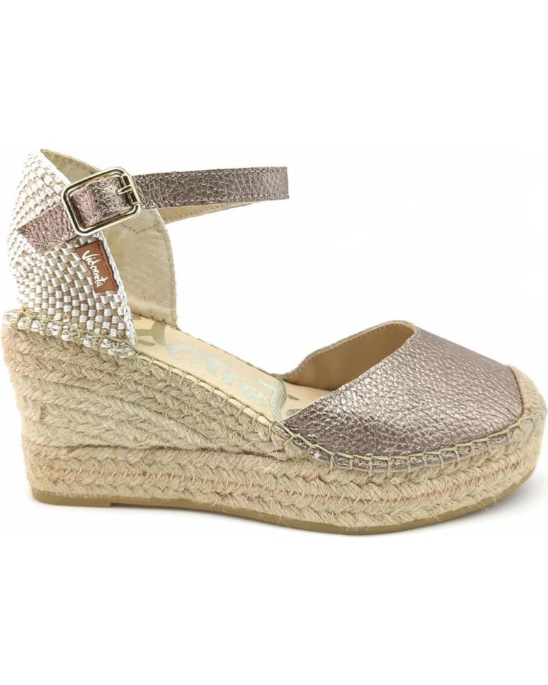 Sandalias de Mujer VIDORRETA TILO 18100 PIEL PLAT PLATINO