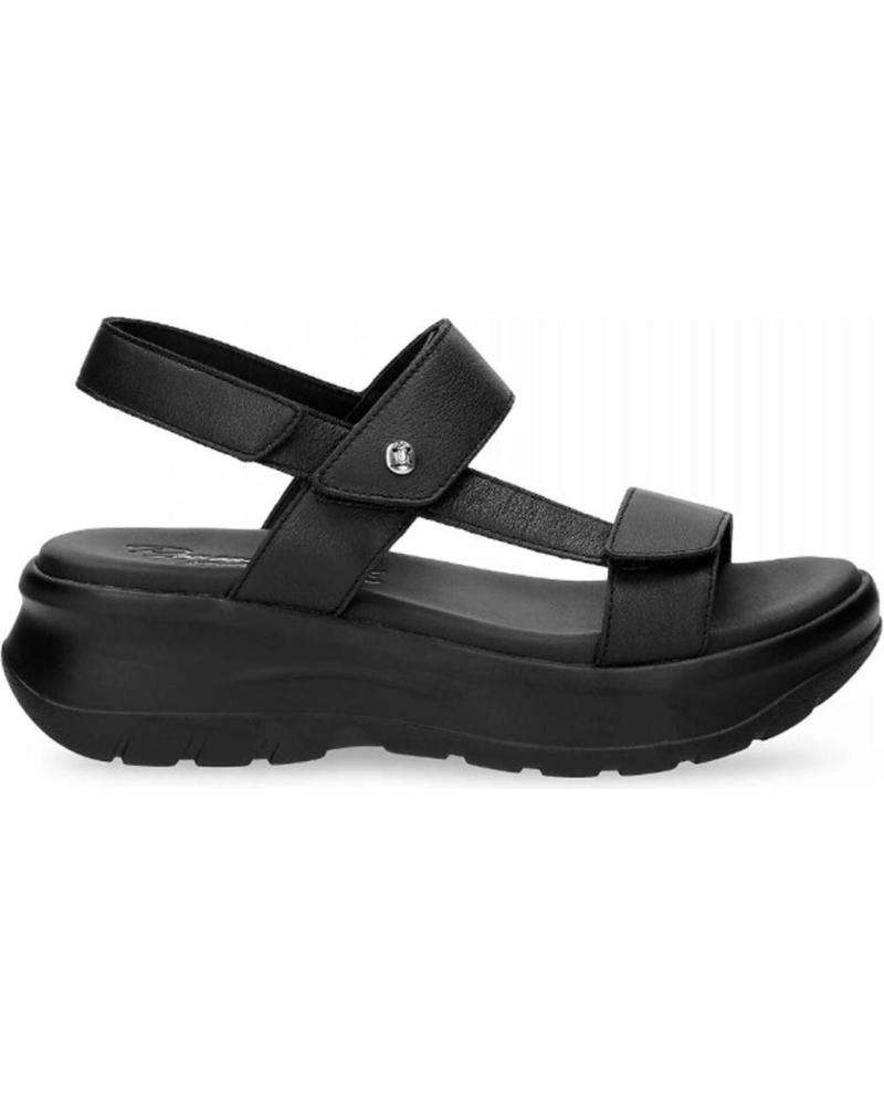 Sandalias de Mujer PANAMA JACK NOOR B1 PIEL NEGRA NEGRO