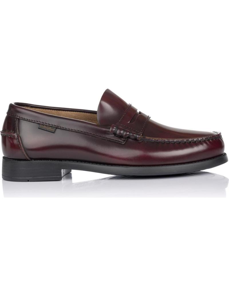 CALLAGHAN MOCASINES CASTELLANOS 16100 PURE CONFORT RIOJA DE CUERO BURDEOS ROJO