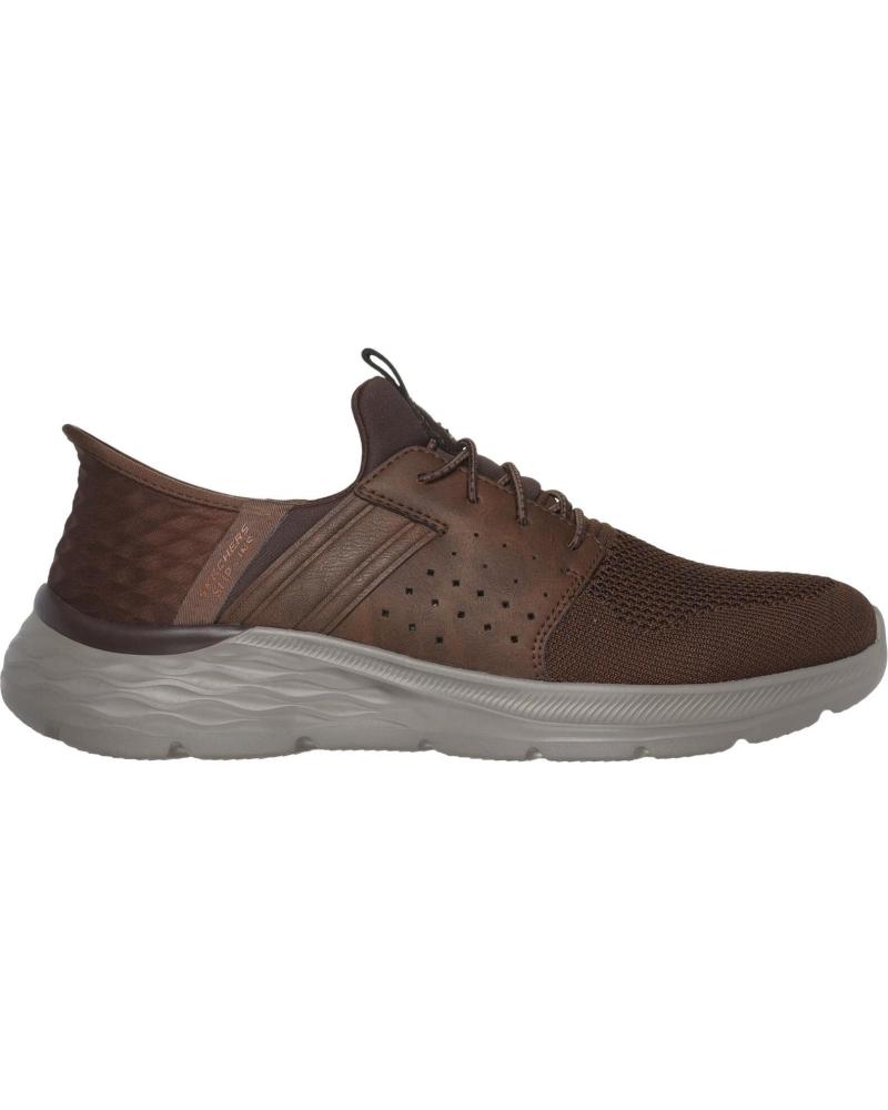 Zapatillas deporte de Hombre SKECHERS ZAPATILLAS GARNIER-NEWICK MARRóN
