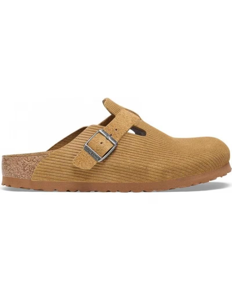 Birkenstock Zueco Boston 1025668 Brown Corduroy Co
