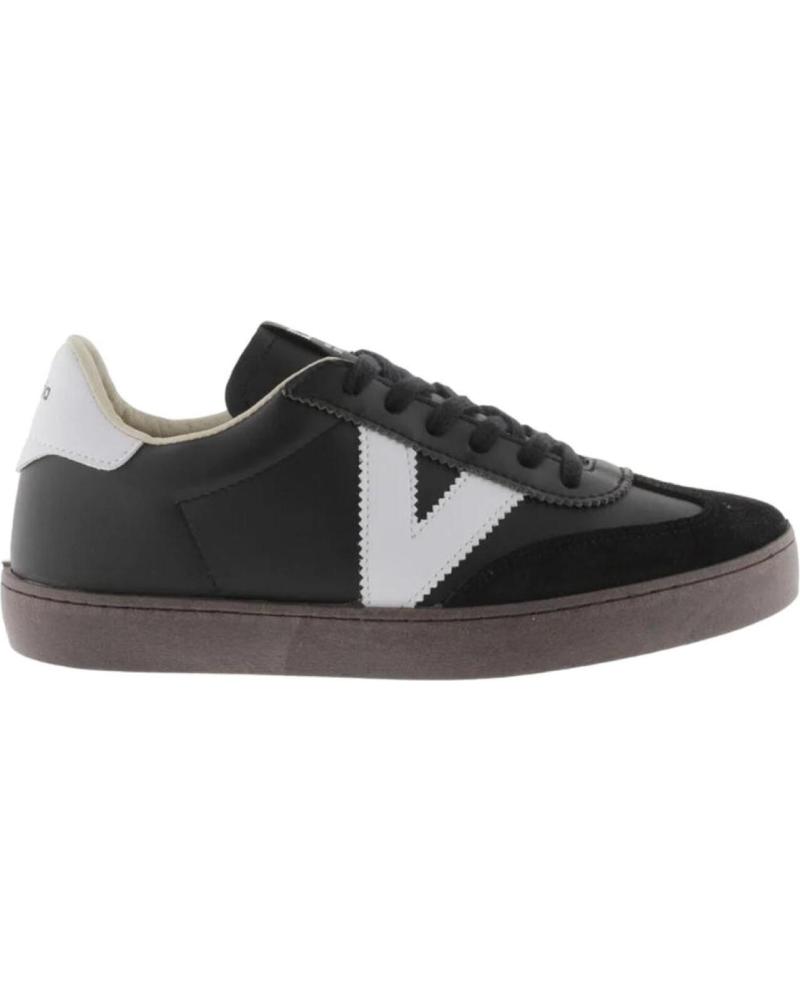 ZAPATILLAS VICTORIA BERLIN CICLISTA 1126186 SERRAJE EFECTO PIEL NEGRO NEGRO
