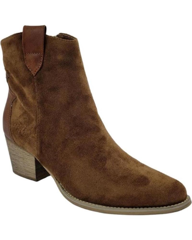 Botas de Mulher CRECENDO BOTINES MUJER POPCORN CAMPERO VARIOS 1014 BRANDY