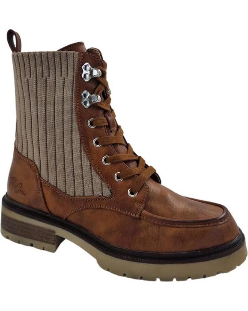Botas de Mulher CRECENDO BOTAS OTONO INVIERNO CUERO 1023 CAMEL