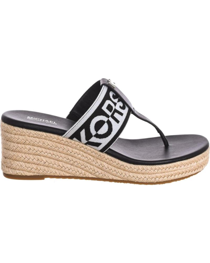 Sandalias de Mujer MICHAEL KORS SANDALIAS DE CUNA 40T2VRMS1D MUJER NEGRO-BLANCO