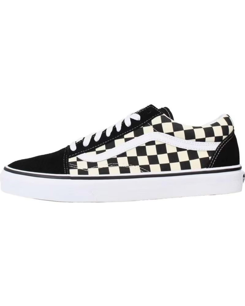 Vans Off The Wall Old Skool Primary Check Black-white VN0A38G1 Negro