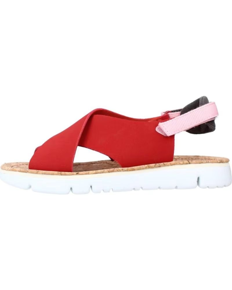 Camper Sandalias Mujer Modelo Oruga Color Rojo