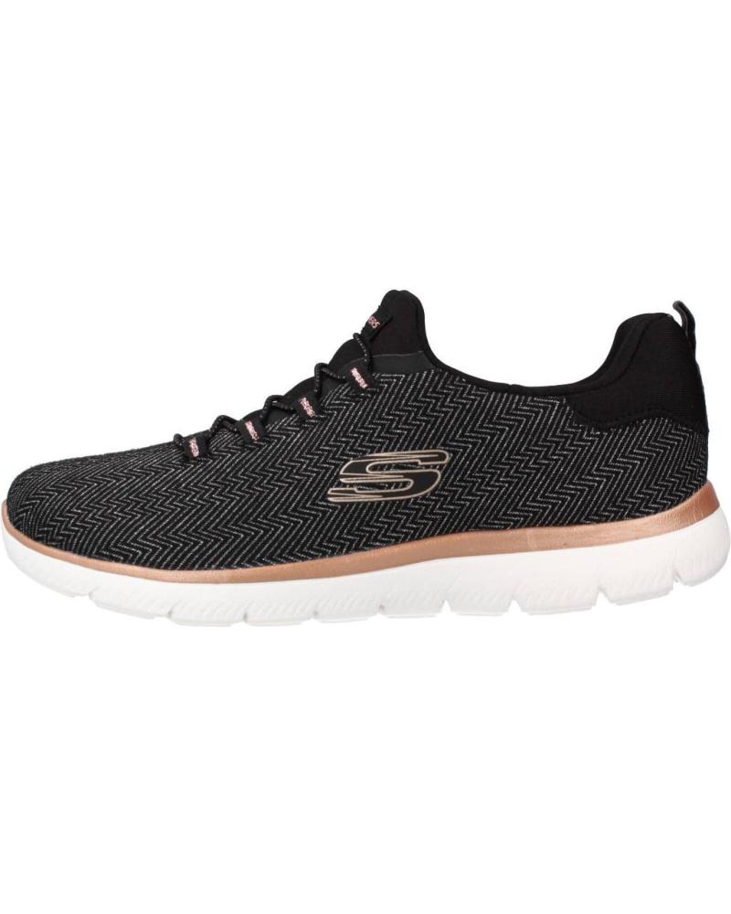 SKECHERS SUMMITS DAZZLING ME ZAPATILLAS NEGRAS BKRG PARA MUJER BKRG
