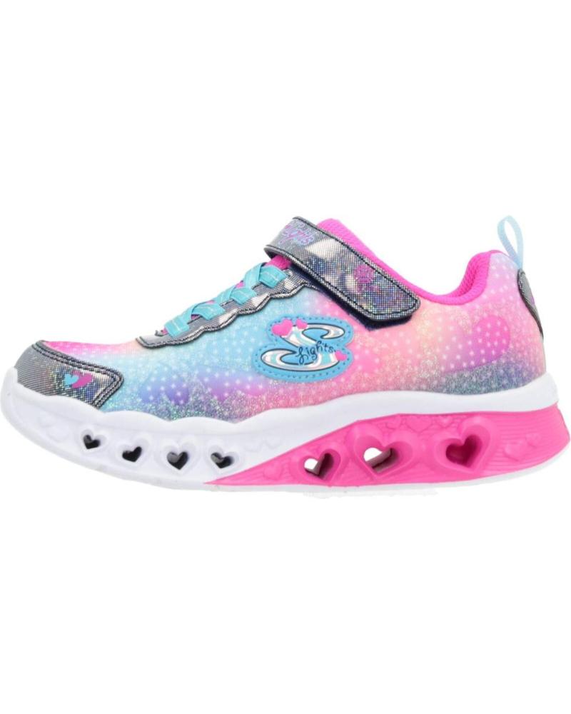Deportivas de Niña SKECHERS ZAPATILLAS NINA MODELO FLUTTER HEART LIGHTS-SIMPLY COLOR ROS NVMT