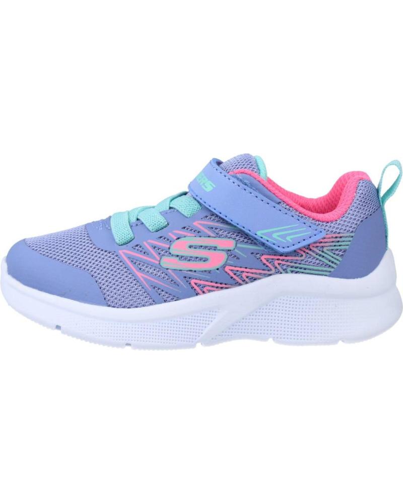Deportivas de Niña SKECHERS ZAPATILLAS NINA MODELO MICROSPEC - BOLD DELIGHT COLOR AZUL L LAV