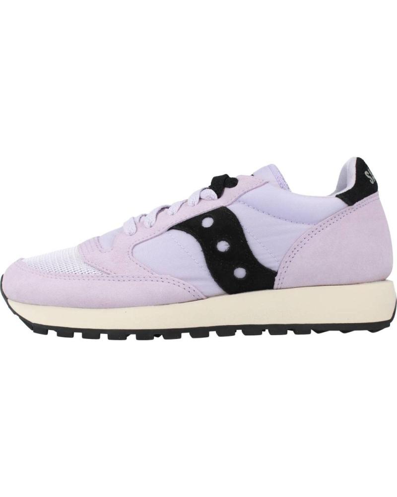 Zapatillas deporte de Mujer SAUCONY ZAPATILLAS MUJER MODELO JAZZ VINTAGE SUEDE LOGO COLOR VIOLET PURPLEBLK