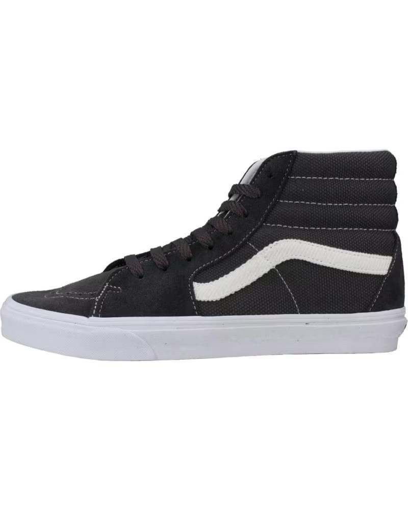Vans Off The Wall Zapatillas Hombre Vans Modelo Ua SK8 Hi Color Gris Asphalt