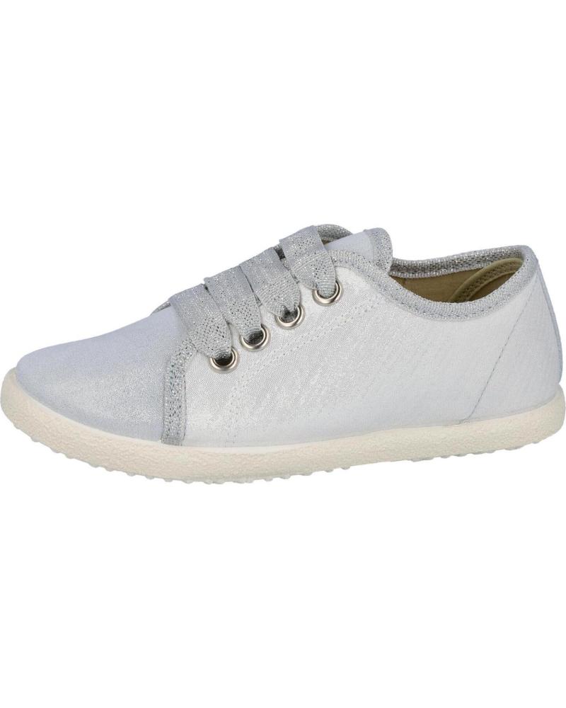 Deportivas de Niña BATILAS 435-109-059E ZAPATILLAS DE LONA PLATA
