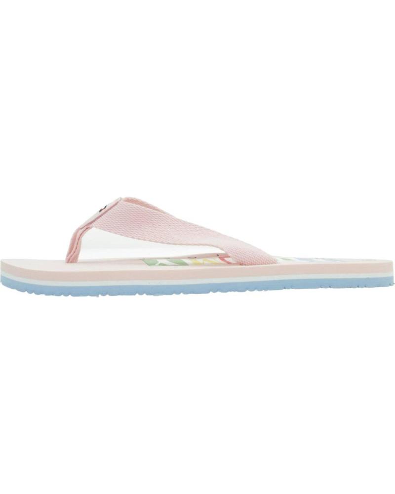 Chanclas de Niña TOMMY HILFIGER CHANCLAS NINA MODELO LOGO FLIP PLOP COLOR ROSA