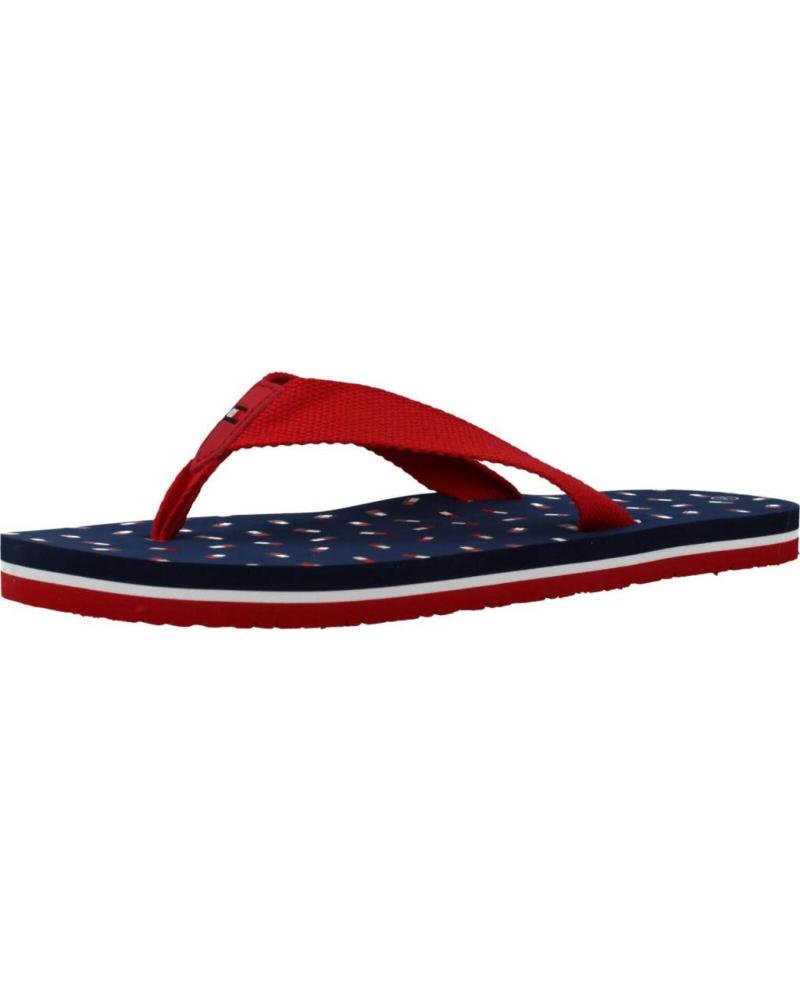 Chanclas de Niña TOMMY HILFIGER CHANCLAS NINA MODELO FLAG FLIP FLOP COLOR ROJO RSOBLU