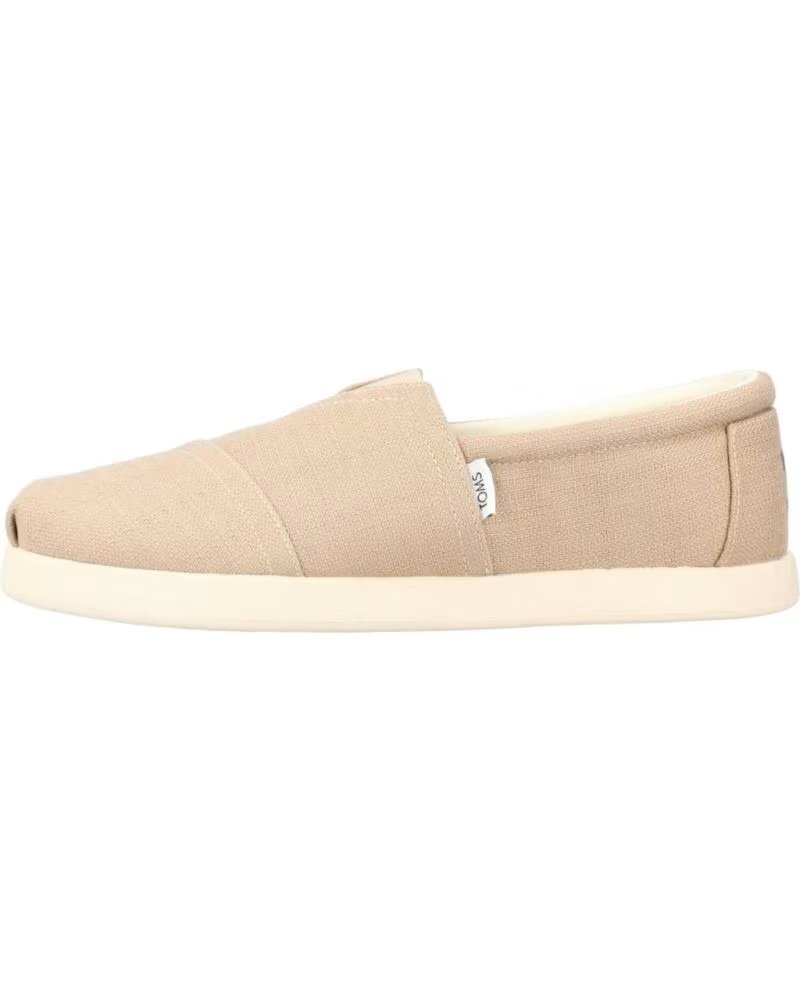 Toms Alpargatas Hombre Modelo Alp Fwd Color Marron Claro Oatmeal