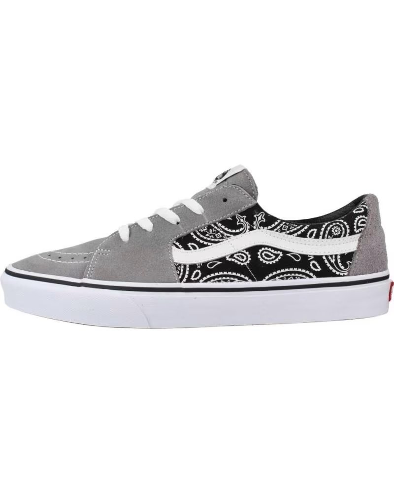 Vans Off The Wall Zapatillas Hombre Vans Modelo SK8-LOW Color Gris Blckgldnrd