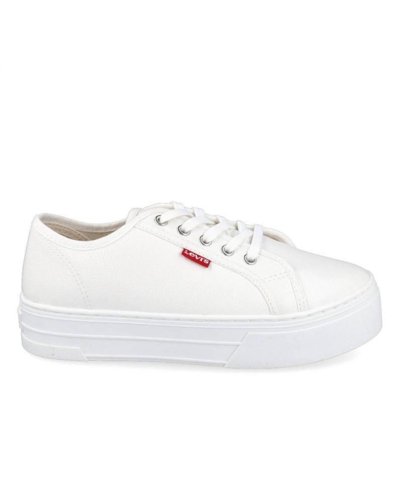 Deportivas de Mujer LEVIS TIJUANA ZAPATILLAS MUJER PIEL SINTETICA BLANCO