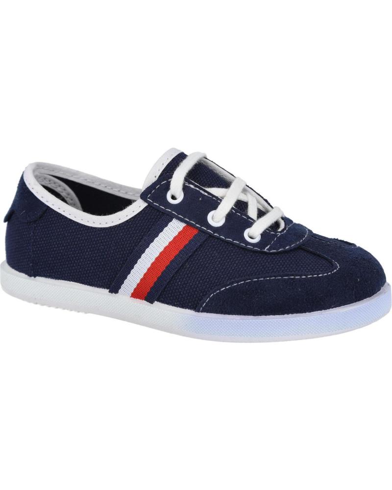 ANDREA RUIZ ZAPATILLAS LONA 368 MARINO RAYAS LATERALES MARINO