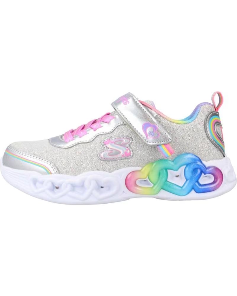 Skechers Zapatillas Nina Modelo 303751L Color Gris Smlt