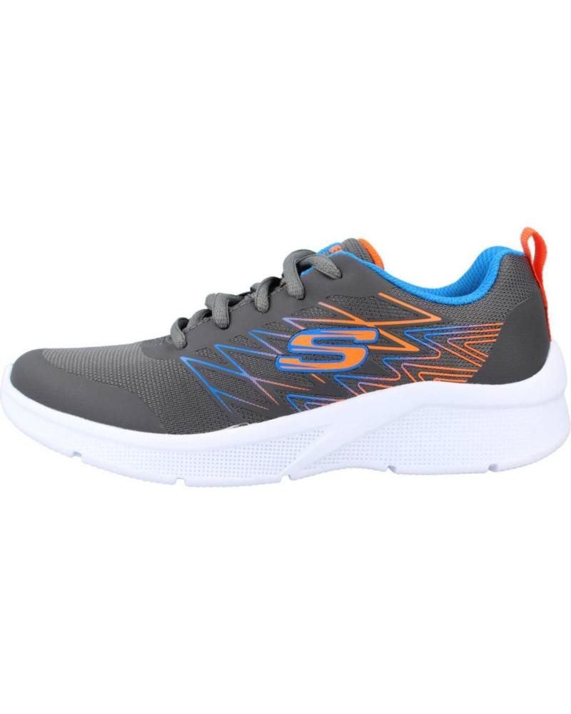 Deportivas de Niño SKECHERS ZAPATILLAS NINO MODELO MICROSPEC COLOR GRIS GYBL