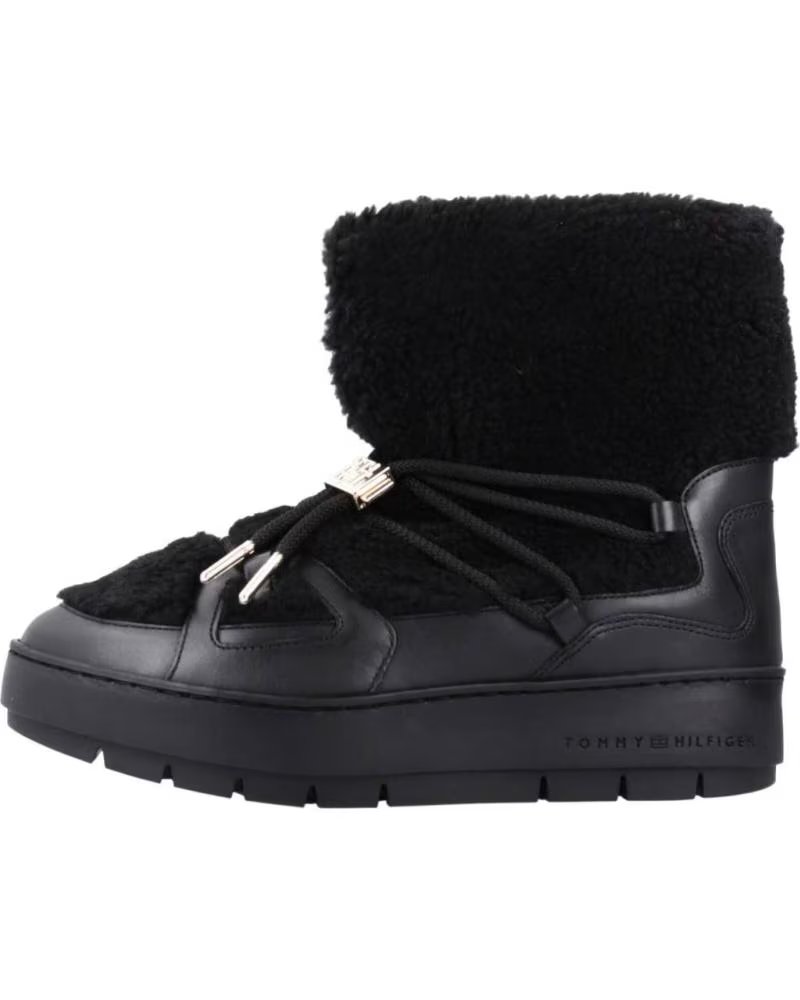 Tommy Hilfiger Botines Mujer Modelo Tommy Teddy Snowboot Color Negro Bds