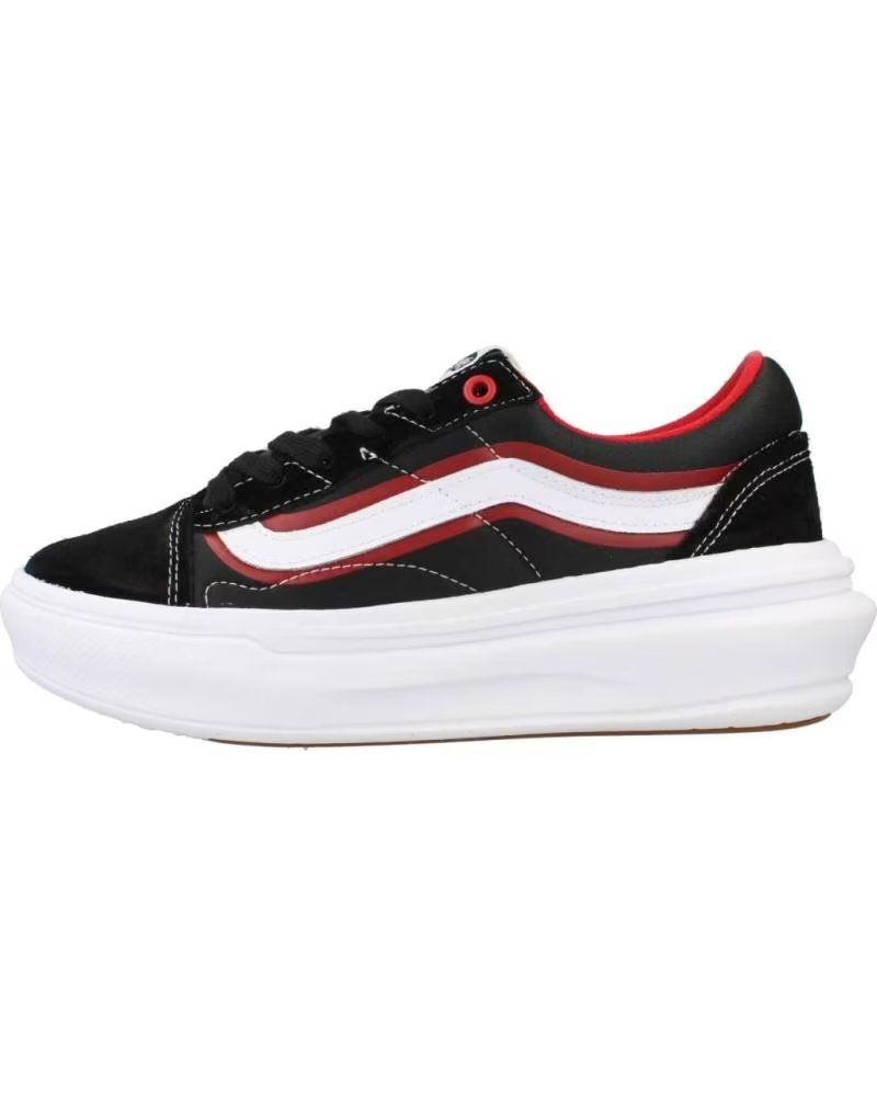 Vans Off The Wall Zapatillas Mujer Vans Modelo Old Skool Overt Cc Color Negro Blckred