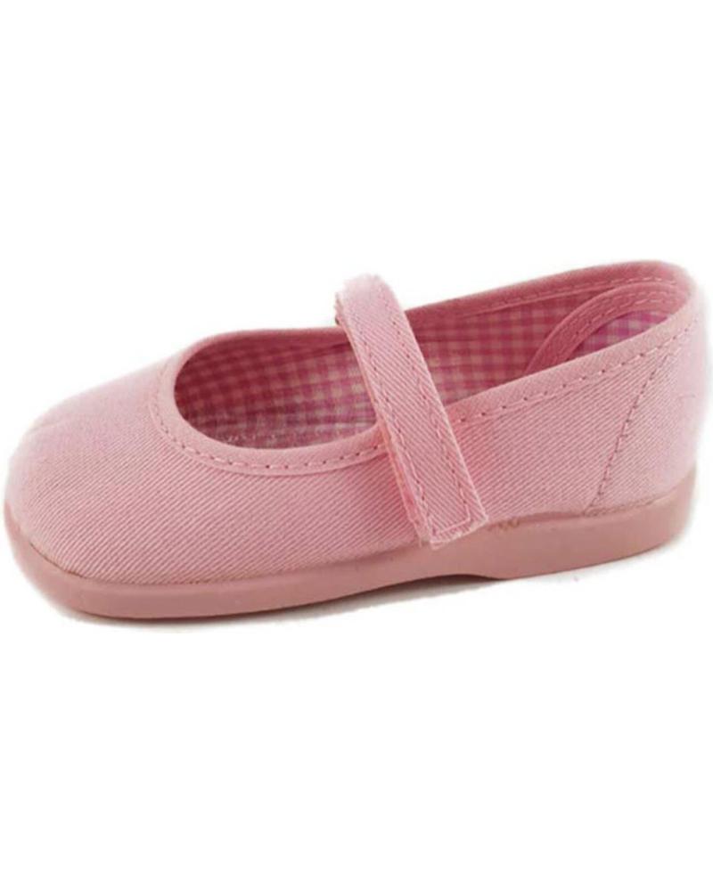 Zapatos de Niña ANDREA RUIZ 950 MERCEDITAS DE LONA PARA NIÑAS ROSA