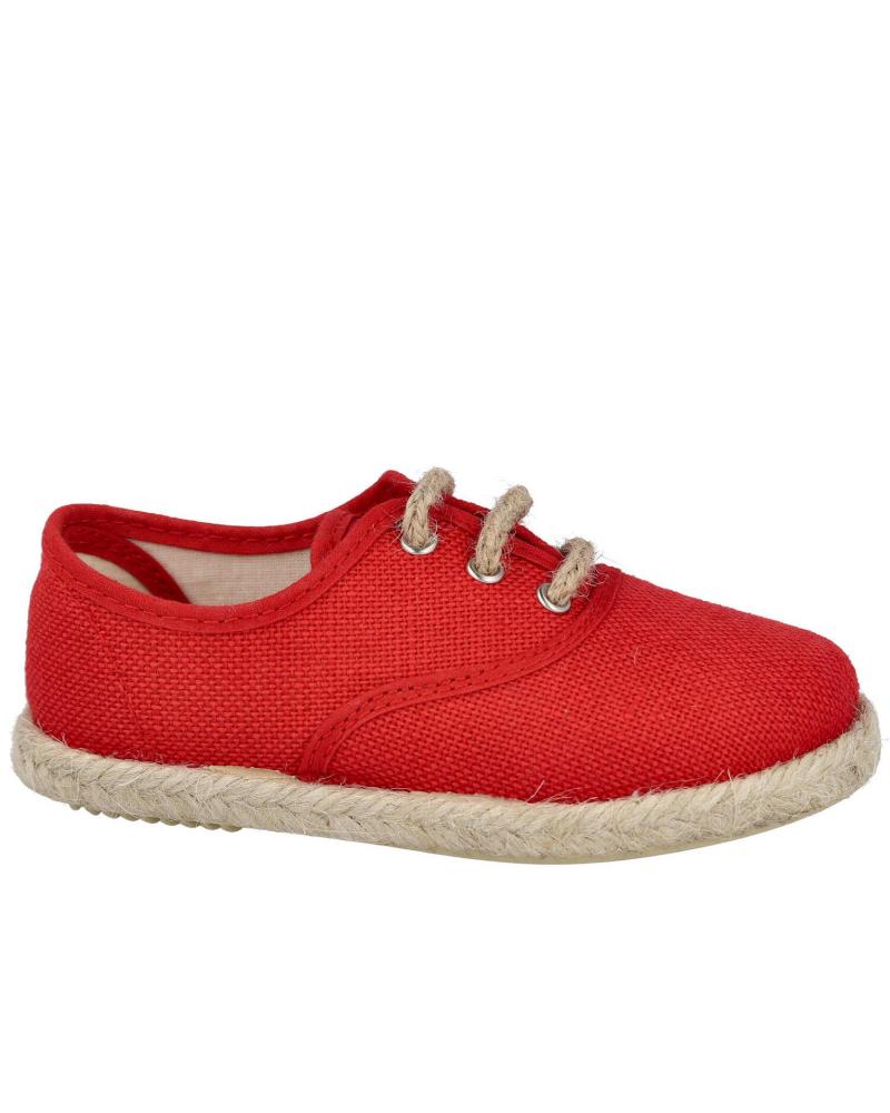 Sapatos de Menino ANDREA RUIZ 260-L ALPARGATAS DE YUTE PARA NIÑO ROJO