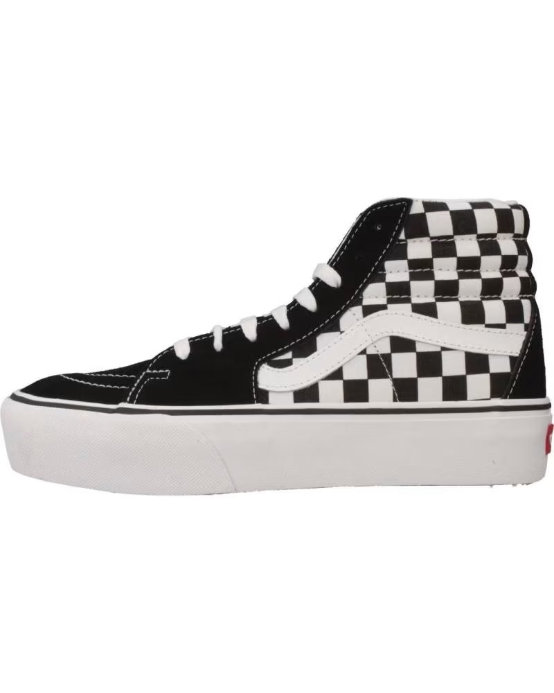 Vans SK8-HI Platform Checkerboard VN0A3TKNQXH1 Negras y Blancas Negro – imagen 1
