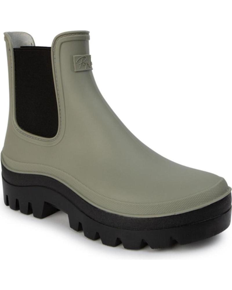 Botins de Mulher CRECENDO BOTAS DE AGUA MUJER POPCORN VARIOS 1037 GRIS