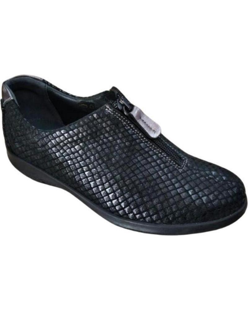 Sapatos de Mulher SUAVE BY LEYLAND ZAPATOS SPORT MUJER SUAVE CREMALLERA 3530 NEGRO