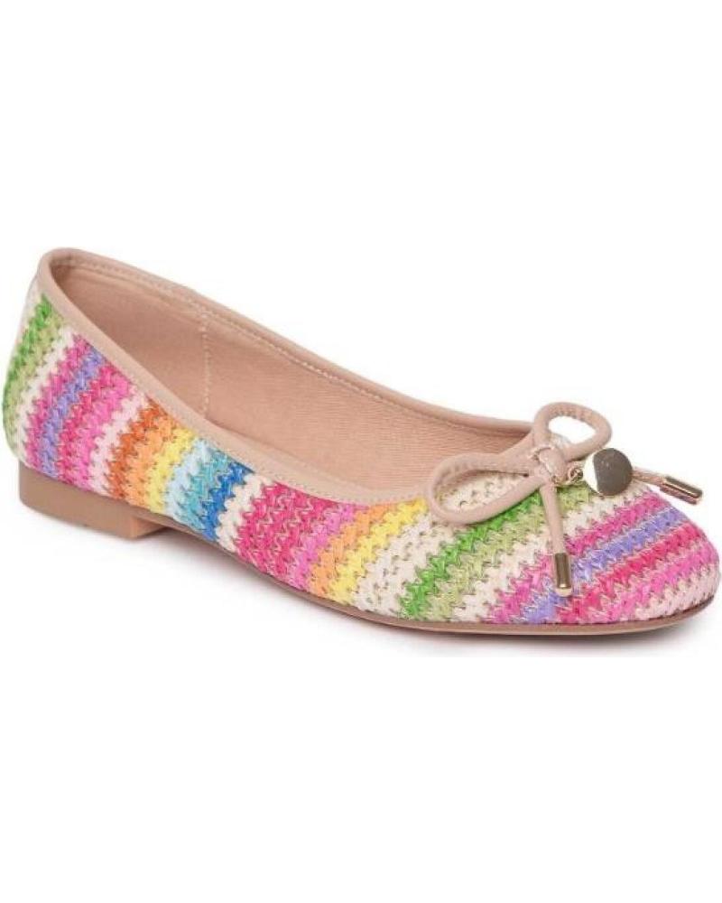 Sabrinas de Mulher CRECENDO BAILARINAS MUJER POPCORN RAFIA MULTICOLOR VARIOS 2007 ROSA
