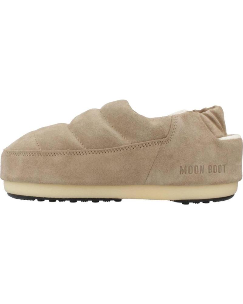 Zuecos de Mujer MOON BOOT ALIAS MUJER MODELO MB AL BAND SUEDE COLOR BEIS SAND