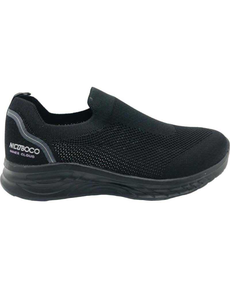 Deportivas de Mujer NICOBOCO ZAPATILLA CONFORT MUJER LOAFER W 40-419 NEGRO
