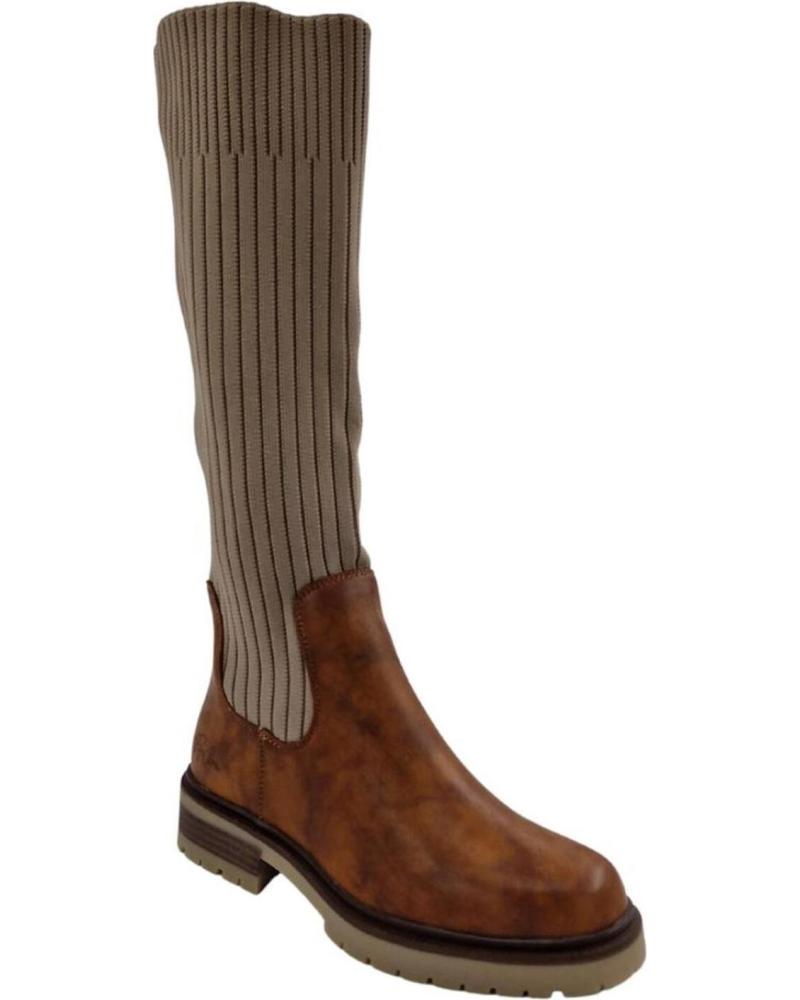 Botas de Mulher CRECENDO BOTAS OTONO INVIERNO MUJER POPCORN ELASTICO VARIOS 1024 BRANDY