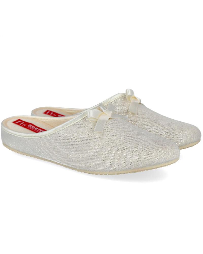 Calzado de casa de Mujer BUBBLE BOBBLE 37664 ZAPATILLAS DE CASA DESTALONADAS PLATA