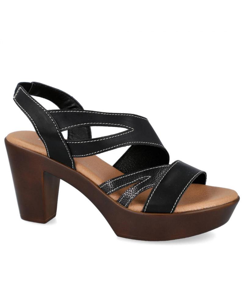 SANDALIAS DE TACÓN BUBBLE BOBBLE K00583-1 NEGRAS NEGRO