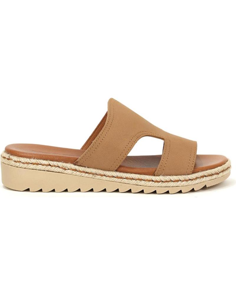 MTNG MUSTANG 54124 SANDALIA DE PIEL ACOLCHADA CUERO CON SUELA LIGERA CUERO