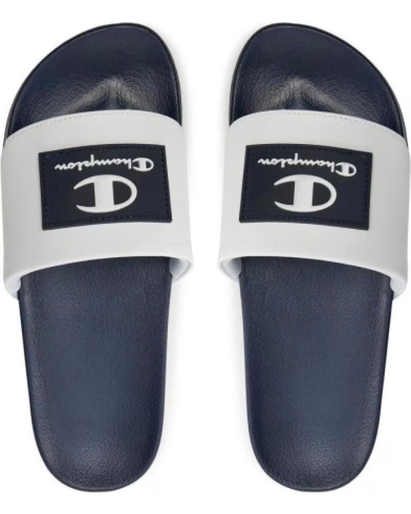 Champion Chanclas Champion Arubo Rubber Patch Slides Blancas Blanco