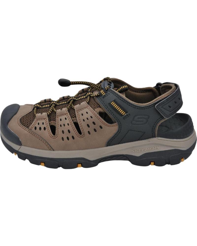 Sandalias de Hombre SKECHERS SANDALIAS HOMBRE CORDONES 205113 MARRóN