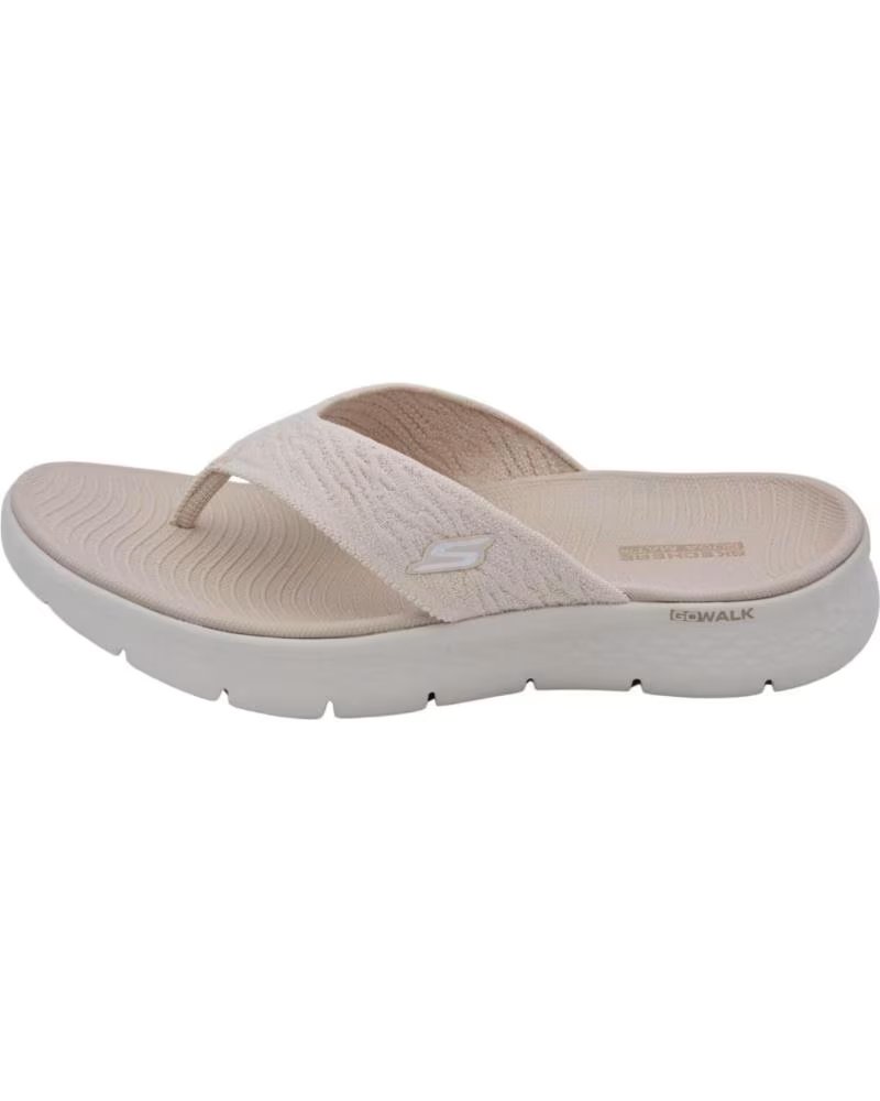 Skechers - Sandalias de Dedo para Mujer Go Walk Sandal - S Nat