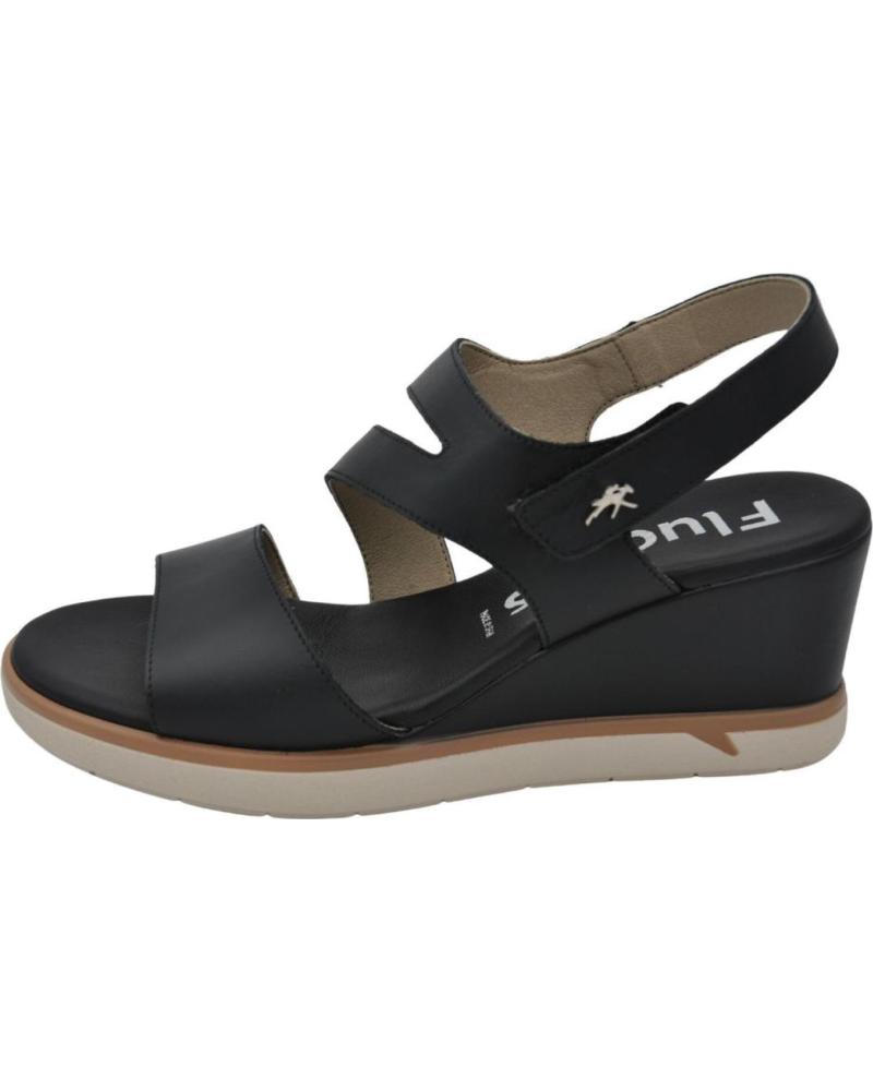 Sandalias de Mujer FLUCHOS - SANDALIA PARA MUJER SUELA FLEXIBLE CIERRE DE VE TIBET NEGRO