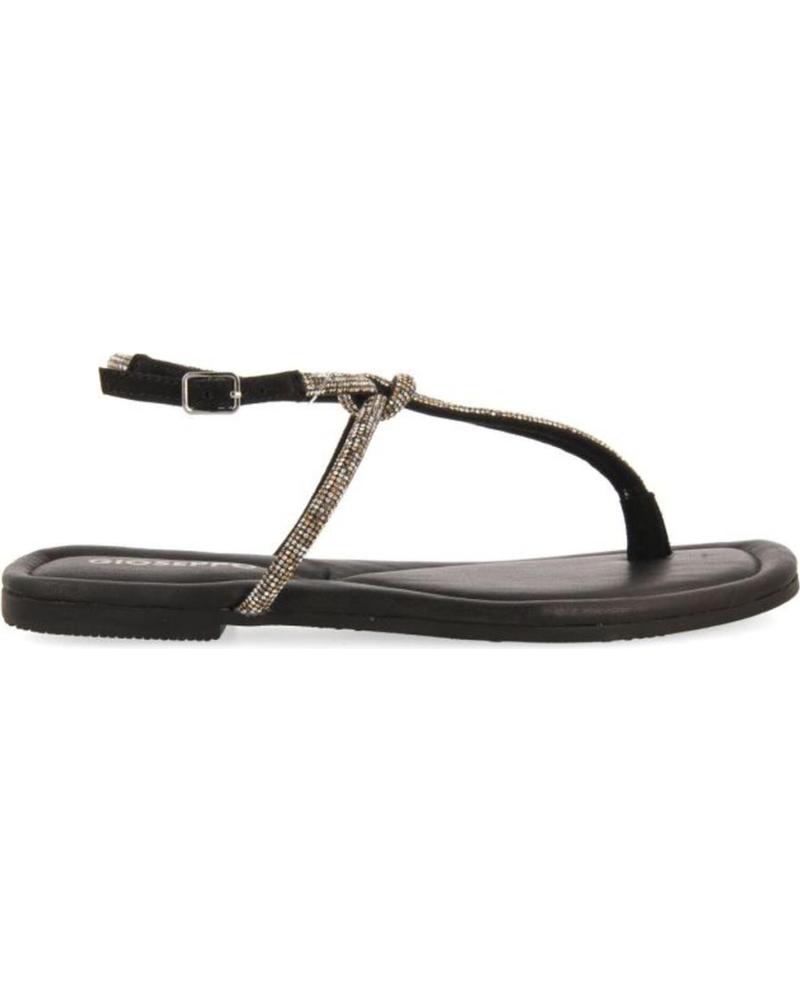 GIOSEPPO SANDALIAS PLANAS BURNT 72149 NEGRO NEGRO
