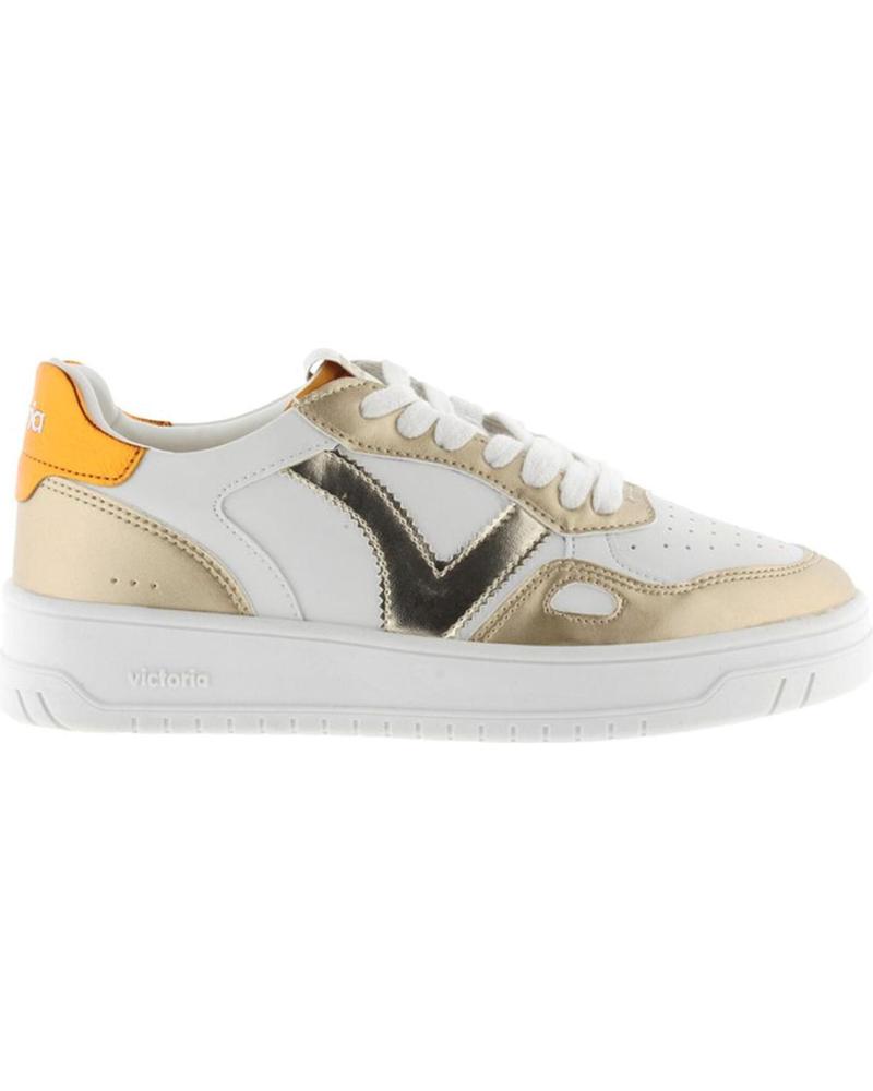 VICTORIA SEÚL 1257120 - ZAPATILLAS DEPORTIVAS METAL PLATINO BEIGE PLATINO