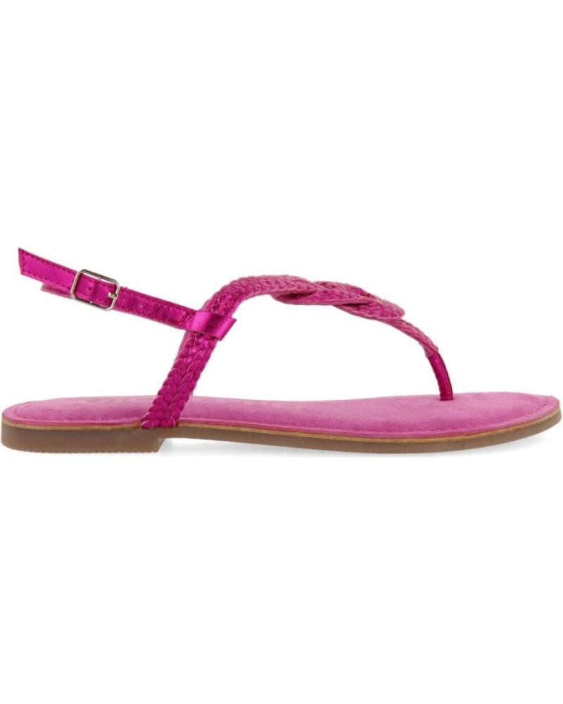 GIOSEPPO SANDALIAS ZUPANJA FUCSIA DE PIEL TRENZADA FUXIA